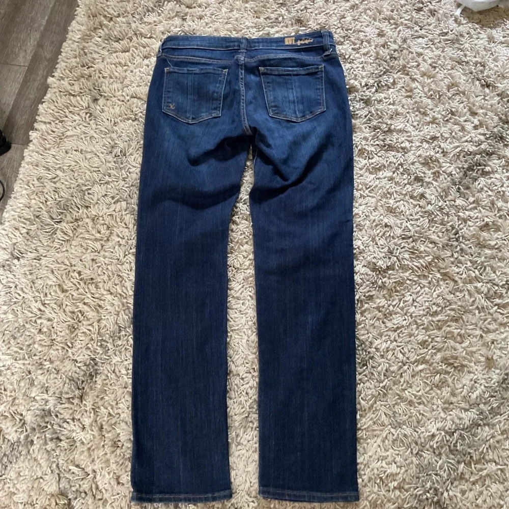 KUT from the Kloth Catherine Boyfriend Jeans Dark Indigo Blue Straight Leg 4